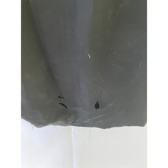 1950s Ruth Roaman Sheath Dress – Black Crepe Over Satin, Madison Ave Label - Picture 11 of 16